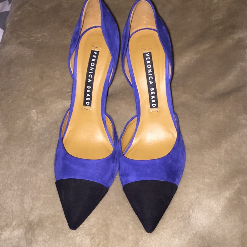 Veronica Beard Suede Heels - Picture 2 of 10